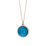 Moon & Stars Raised Intaglio Pendant