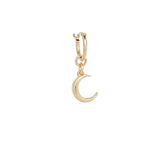 Crescent Moon Hoops