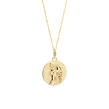14k Solid Gold Mini Zodiac Pendants