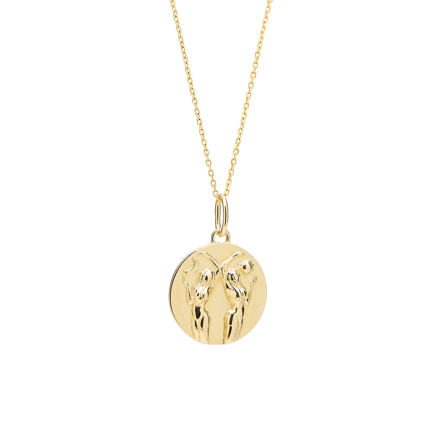 14k Solid Gold Mini Zodiac Pendants
