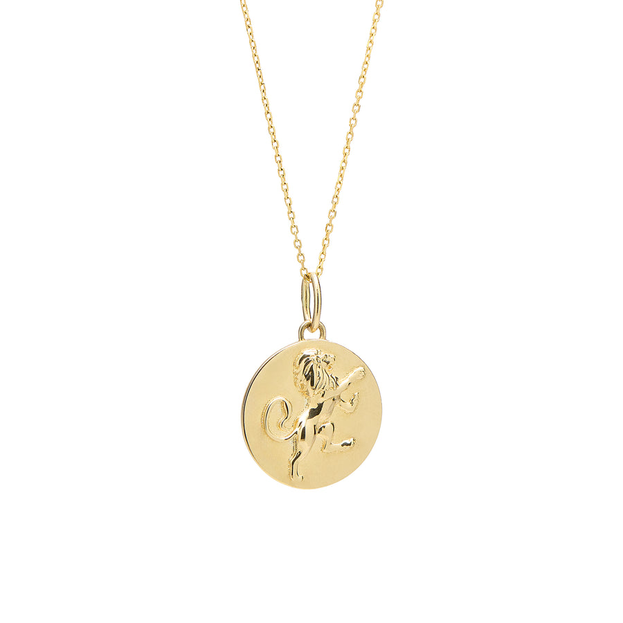 14k Solid Gold Mini Zodiac Pendants