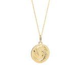 14k Solid Gold Mini Zodiac Pendants