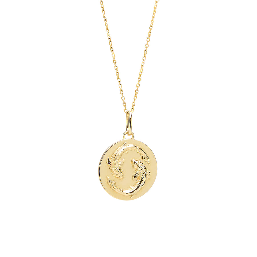 14k Solid Gold Mini Zodiac Pendants
