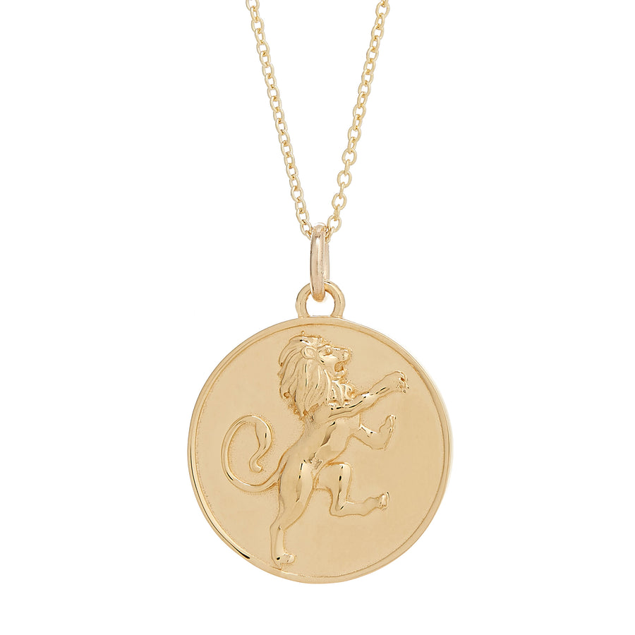 GOLD PLATED & STERLING SILVER ZODIAC MEDALLIONS