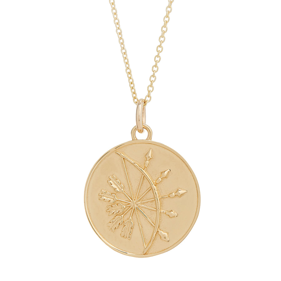 GOLD PLATED & STERLING SILVER ZODIAC MEDALLIONS