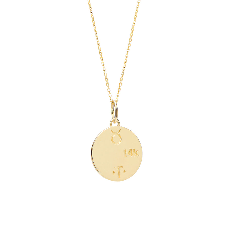 14k Solid Gold Mini Zodiac Pendants