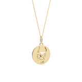 14k Solid Gold Mini Zodiac Pendants