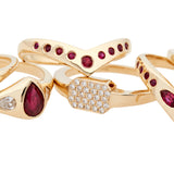 Margaux Ruby Pavé Ring