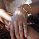 14k Mini Horseshoe Signet Ring