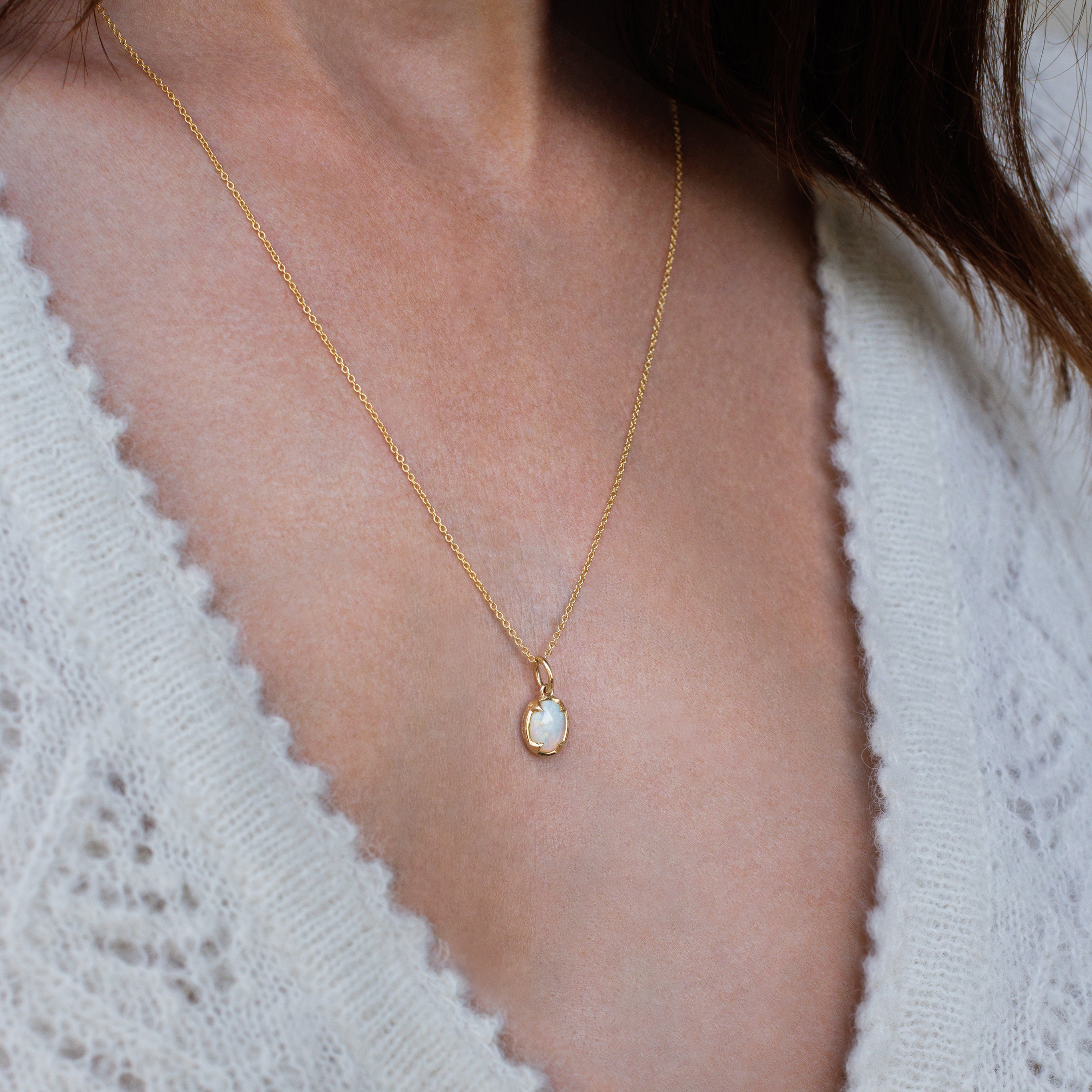Nouveau Opal Pendant