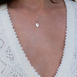 Silver Initial Pendant