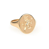 10k Gold Zodiac Signet Rings
