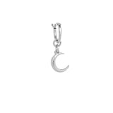 Crescent Moon Hoops