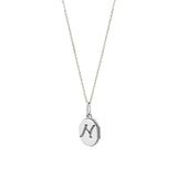 Silver Initial Pendant