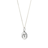 Silver Initial Pendant