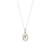 Silver Initial Pendant