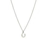 Silver Itty Bitty Horseshoe Pendant