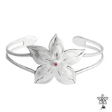 Silver Fleur Cuff