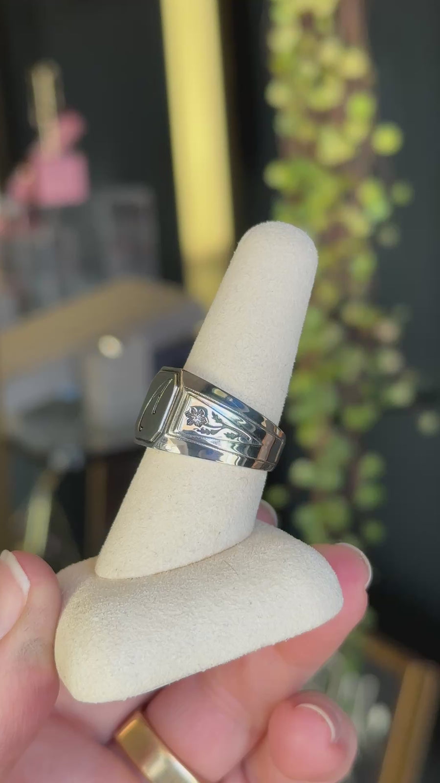 Initial Signet Ring