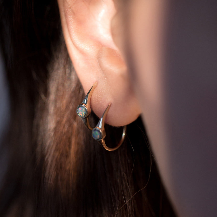 Opal Mini Hoops