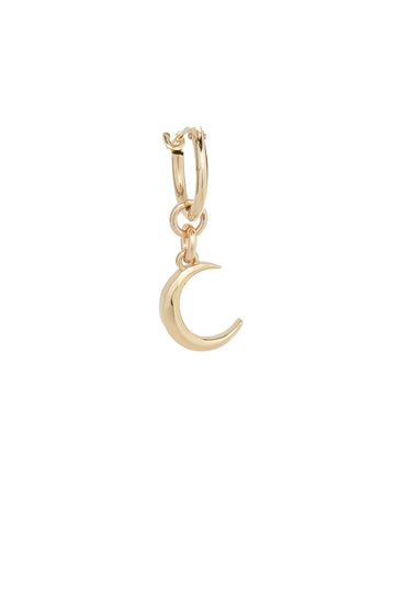 Crescent Moon Hoops