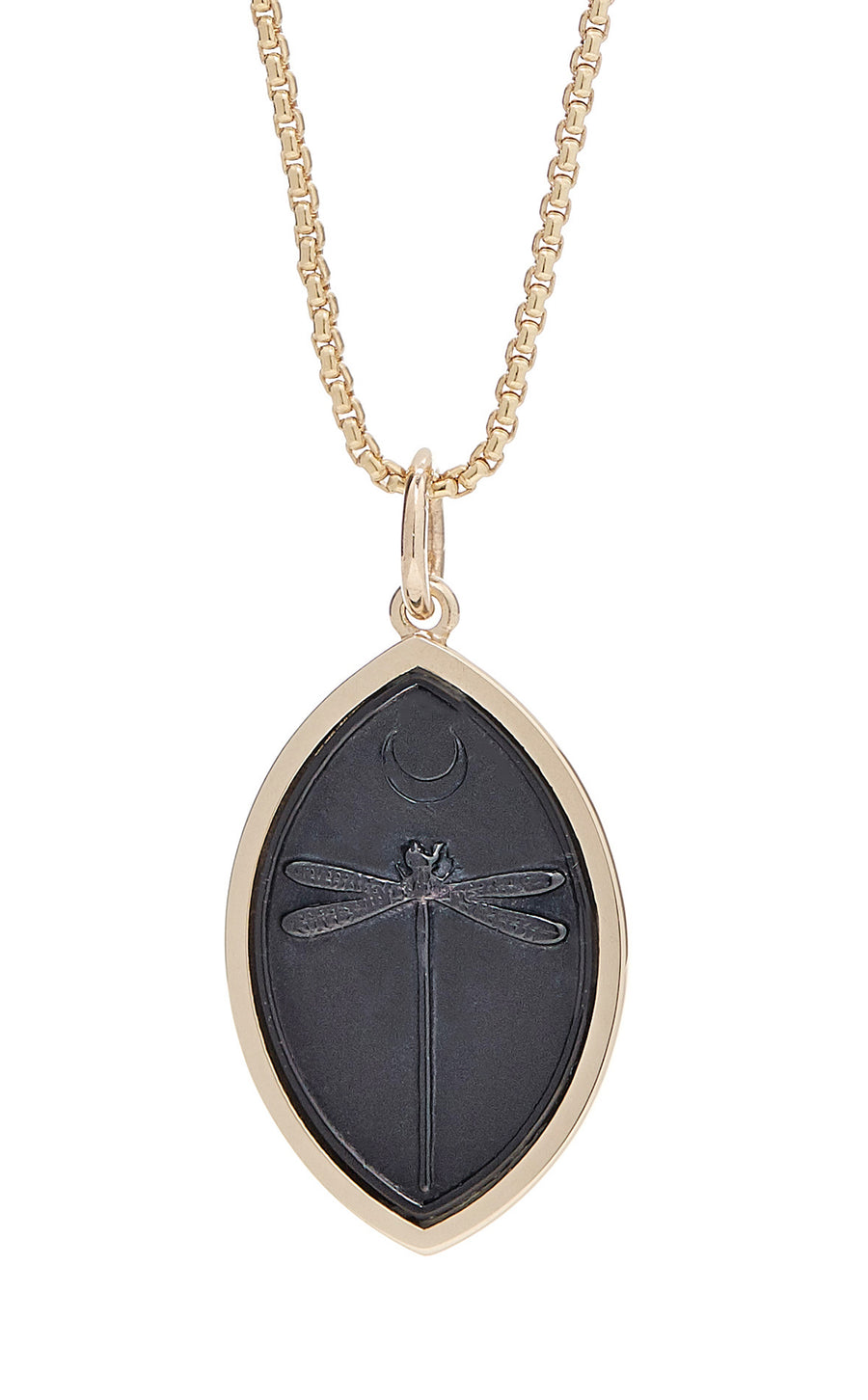 Dusk Dragonfly Intaglio Pendant