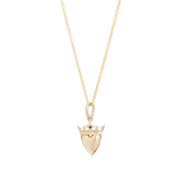 Crowned Heart Charm