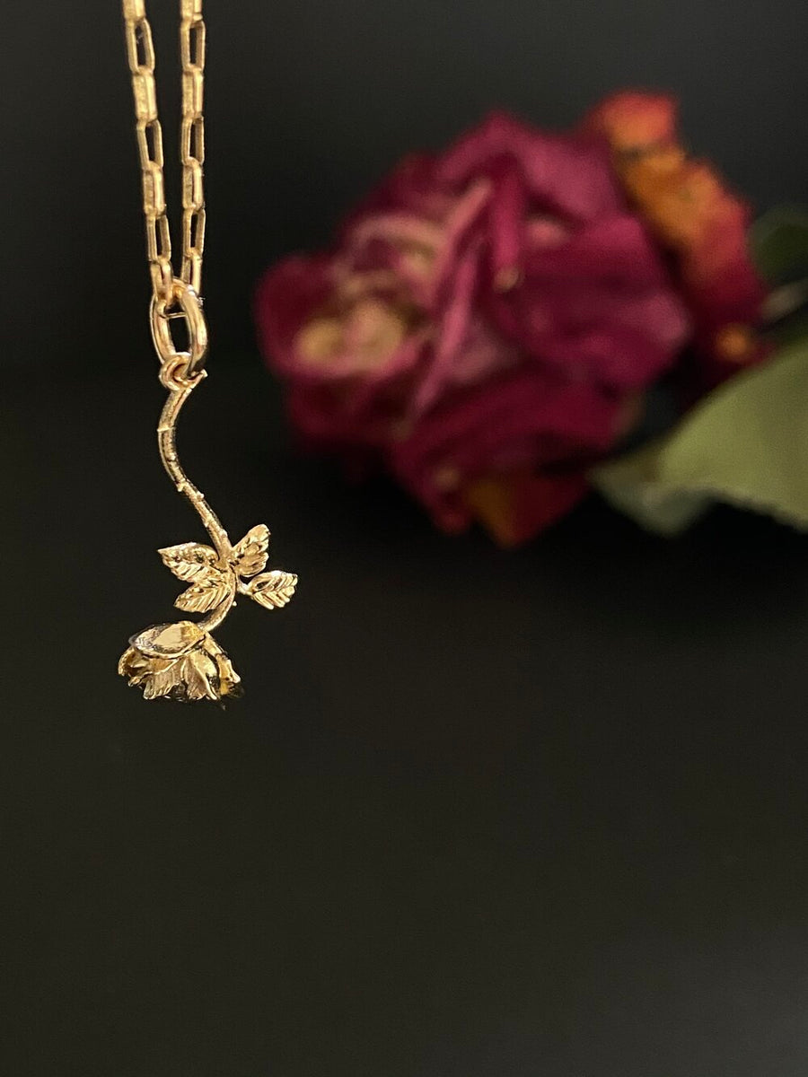 HANGING ROSE PENDANT