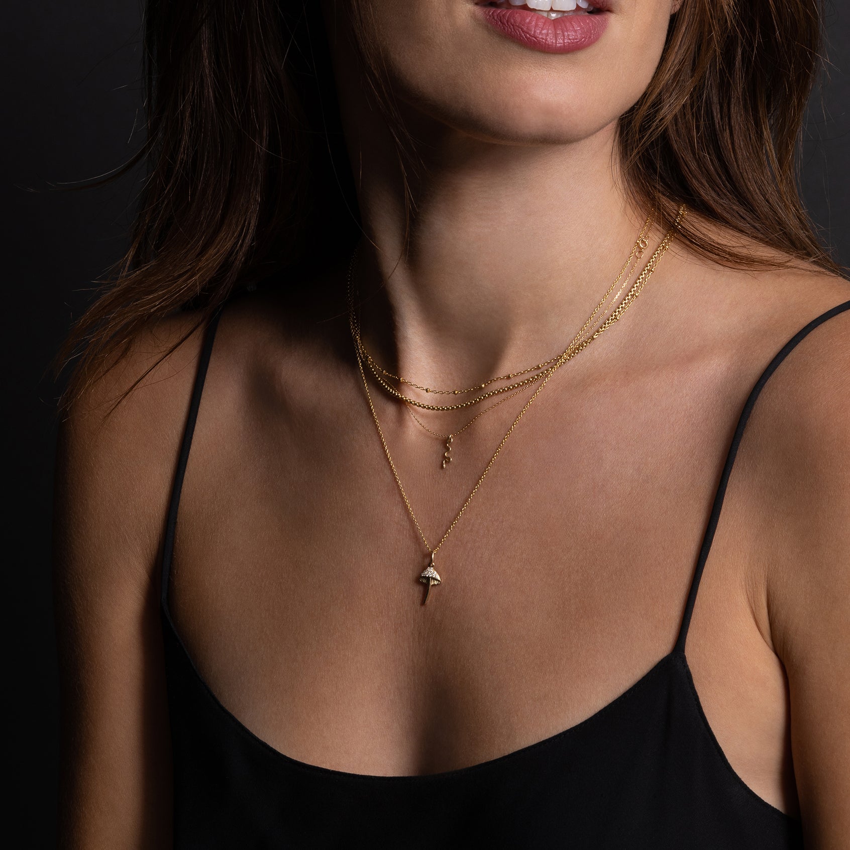 Mini Mushroom Pendant