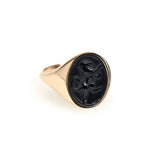 Lion Intaglio Signet Ring