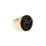 Sacred Heart Intaglio Signet Ring