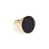 Bow And Arrow Intaglio Signet Ring