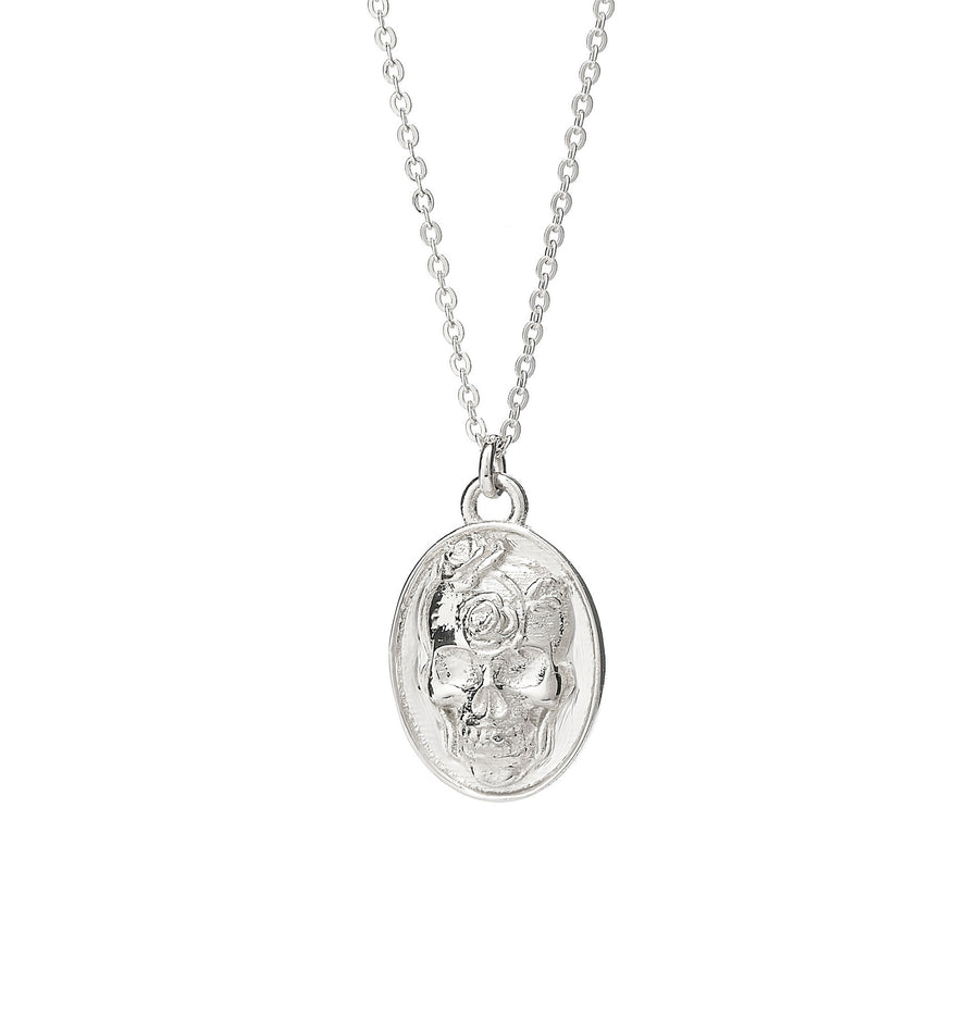 14K GOLD PLATED ETERNAL SKULL