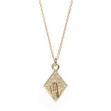 14k Gold Plated Guiding Star Pendant