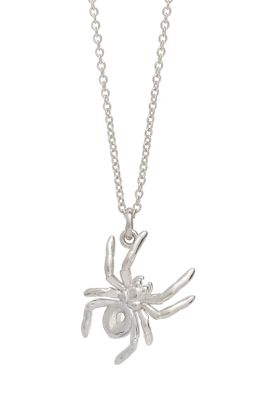 STERLING SILVER SPIDER PENDANT
