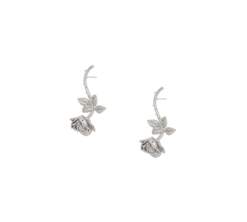 Dangling Rose Stud