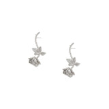 Dangling Rose Stud